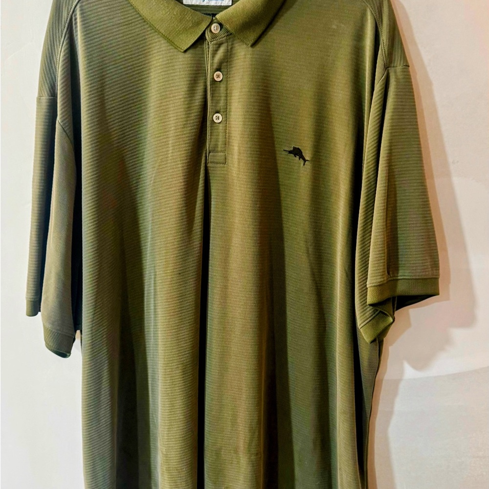 Tommy Bahama Green Polo Shirt with Relaxed Fit